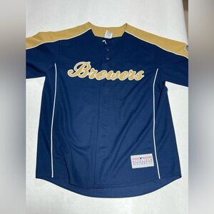 Yovani Gallardo Milwaukee Brewers jersey size Large.